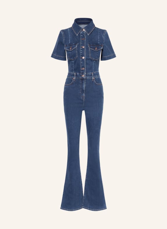 7 for all mankind Jeans jumpsuit BLUE