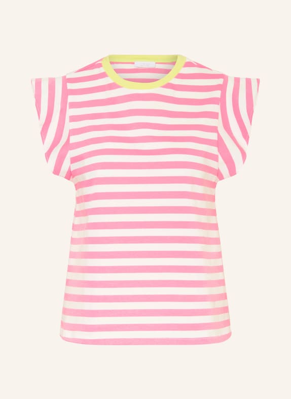 rich&royal T-shirt with frills WHITE/ PINK