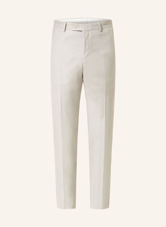 BALDESSARINI Spodnie garniturowe slim fit 8920 Irish Cream Pattern