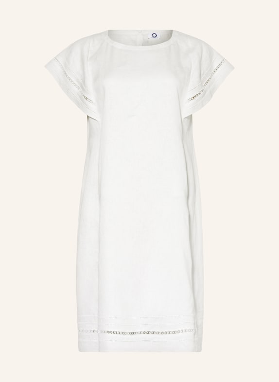 MARINA RINALDI VOYAGE Linen dress WHITE