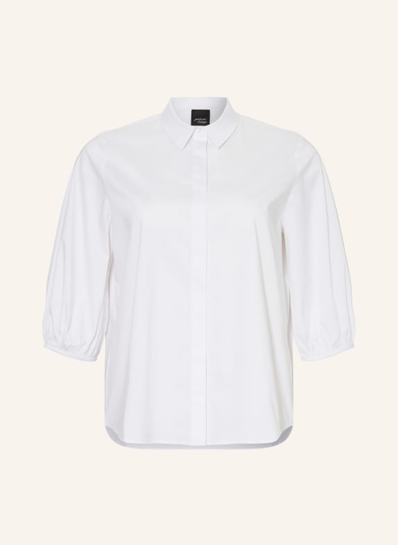 MARINA RINALDI PERSONA Shirt blouse with 3/4 sleeves WHITE