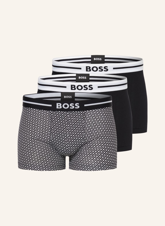BOSS 3-pack boxer shorts BLACK/ WHITE