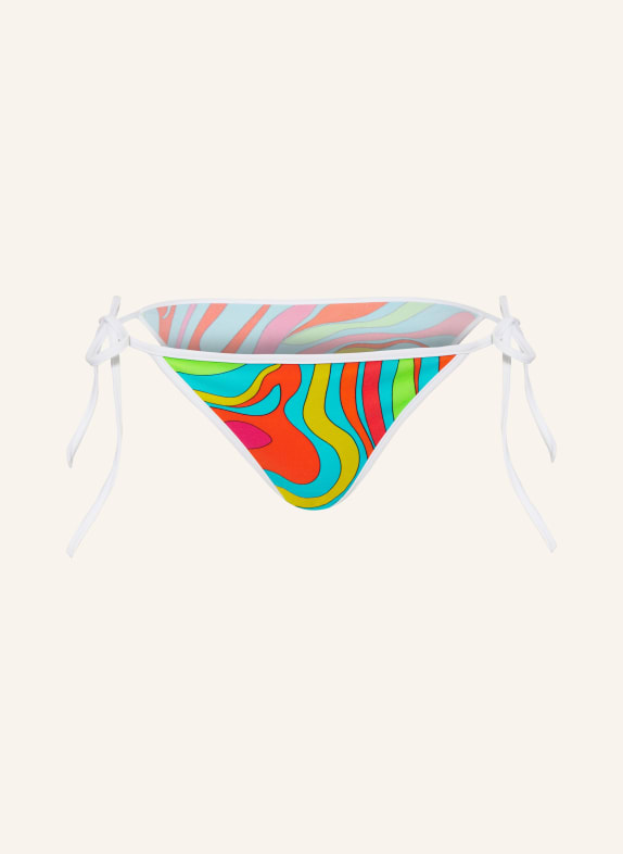 PUCCI Triangle bikini bottoms ORANGE/ PINK/ TURQUOISE