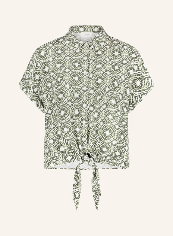 CARTOON Shirt blouse OLIVE/ ECRU