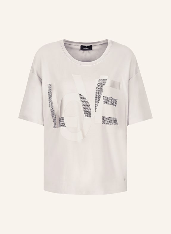 monari T-Shirt mit Schmucksteinen HELLBRAUN