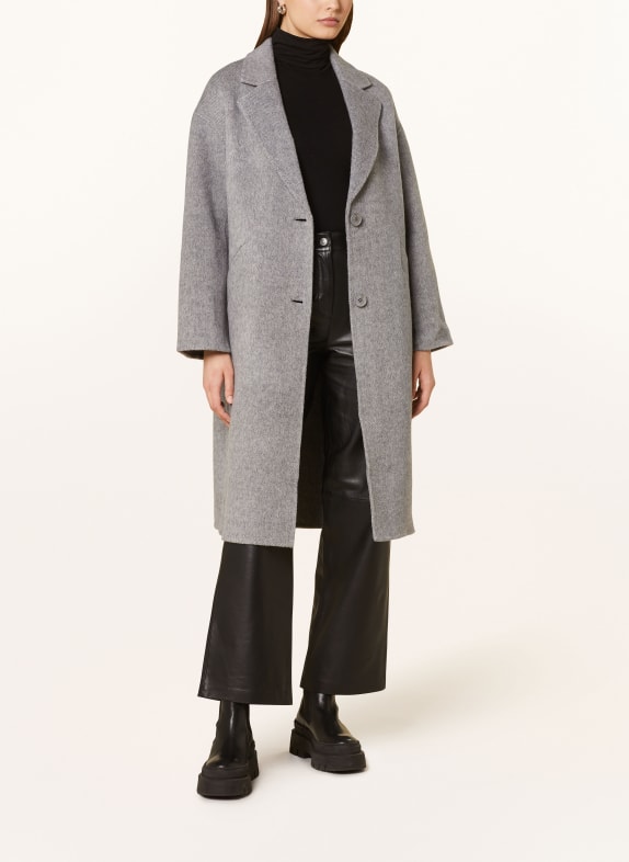 darling harbour Wool coat GRAUMELANGE