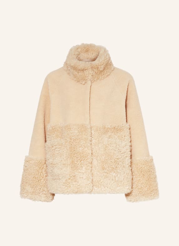 darling harbour Teddfell-Jacke BEIGE