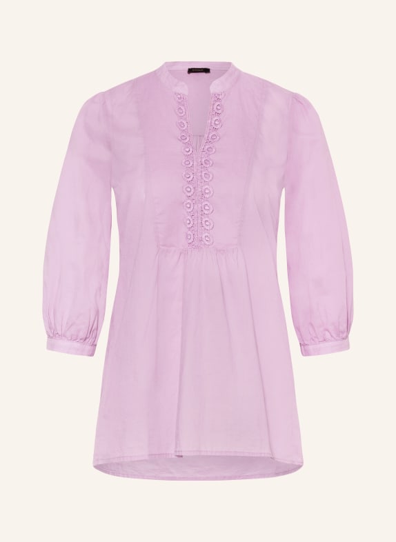 MORE & MORE Shirt blouse with 3/4 sleeves LIGHT PURPLE