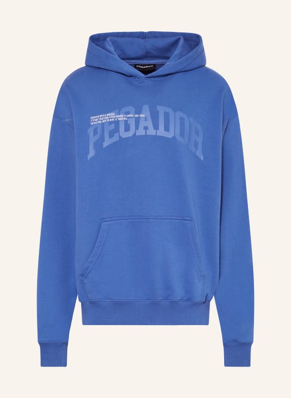 PEGADOR Oversized hoodie GILFORD BLUE