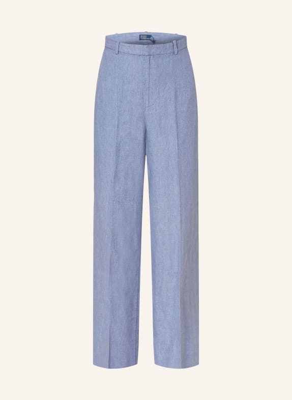 POLO RALPH LAUREN Linen trousers BLUE