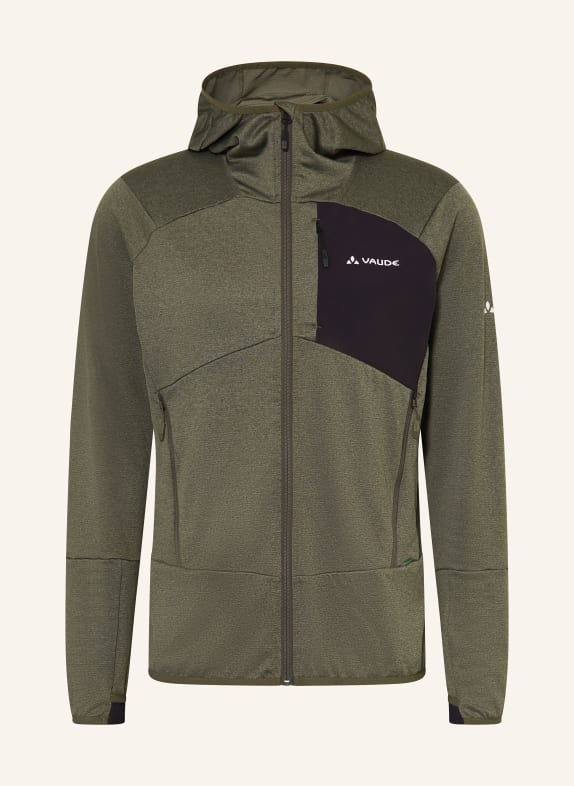 VAUDE Bunda Midlayer MONVISO II ZELENÁ/ ČERNÁ