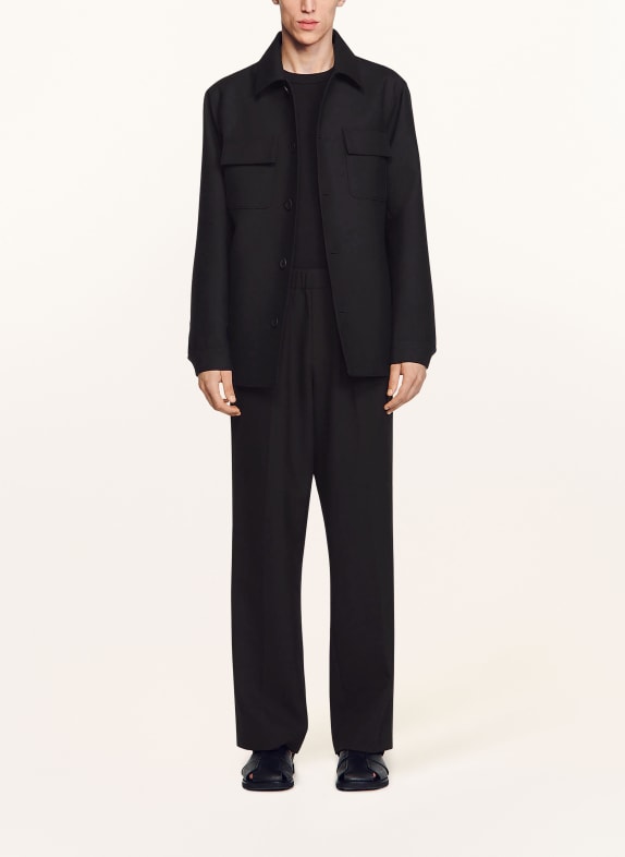 SANDRO Overjacket CZARNY
