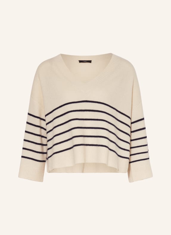 WEEKEND Max Mara Cashmere sweater LEVA CREAM/ BLACK