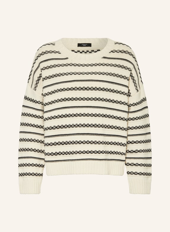 WEEKEND Max Mara Sweter FOSTER KREMOWY/ GRANATOWY