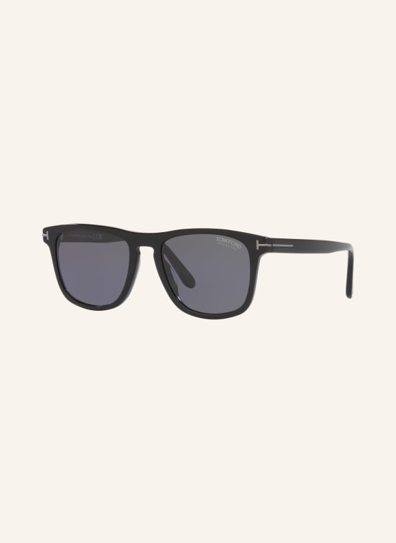 TOM FORD Sunglasses TR001411 1330M1 - BLACK/ DARK GRAY POLARIZED