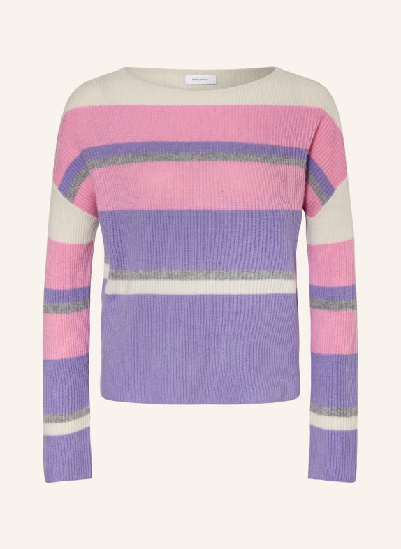 darling harbour Cashmere sweater COMBO ROSA / LAVENDEL