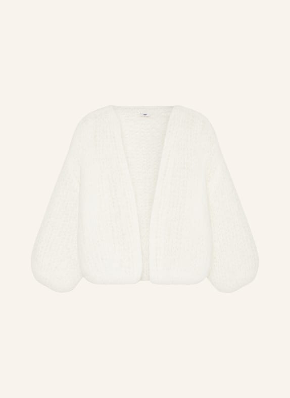 MAIAMI Knit cardigan made of mohair CREAM