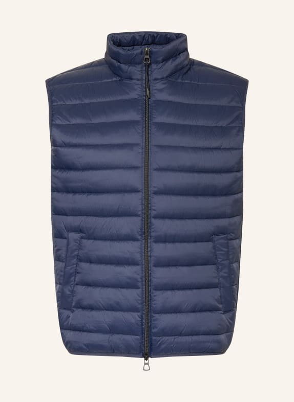 STROKESMAN'S Quilted vest DARK BLUE