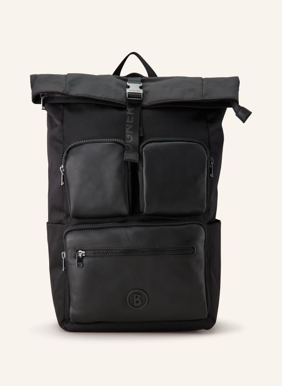 BOGNER Backpack NAX LEON with laptop compartment BLACK