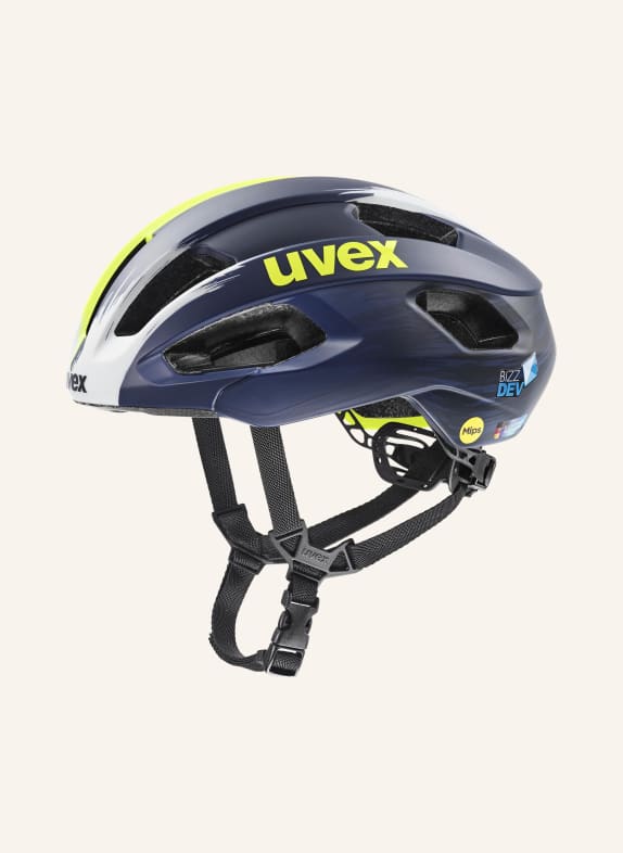 uvex Cycling helmet RISE PRO MIPS TEAM EDITION BLUE/ NEON YELLOW