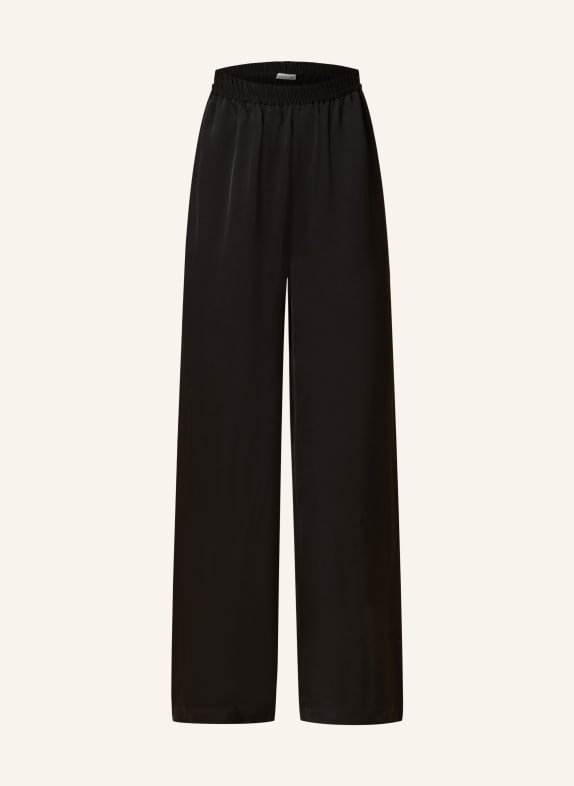 MRS & HUGS Wide leg trousers BLACK