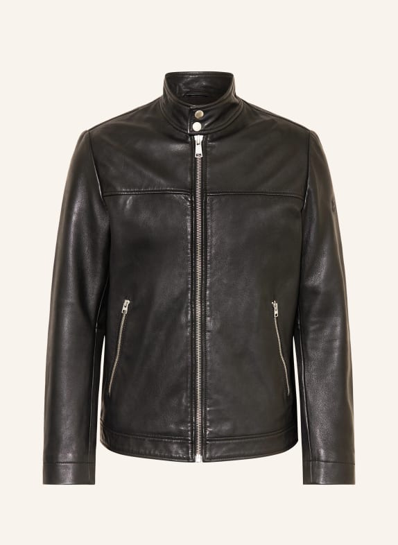 Marc O'Polo Lederjacke SCHWARZ