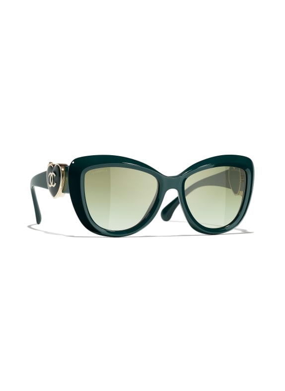 CHANEL Butterfly style sunglasses 1459S3 - DARK GREEN/ GREEN GRADIENT