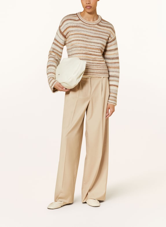 MRS & HUGS trui BEIGE / LICHTBRUIN