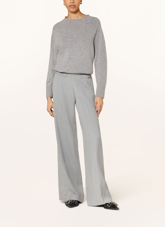 MRS & HUGS Sweater with cashmere LIGHT GRAY