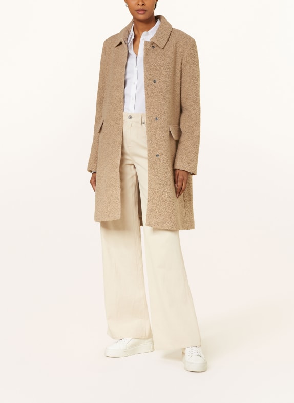 FUCHS SCHMITT Teddy coat LIGHT BROWN