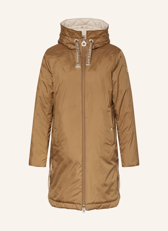 FUCHS SCHMITT Mantel zum Wenden COGNAC