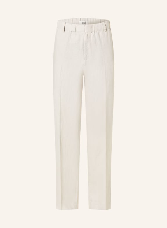 COS Leinenhose Relaxed Fit CREME