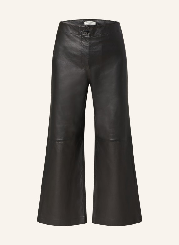 Marc O'Polo Leather culottes BLACK