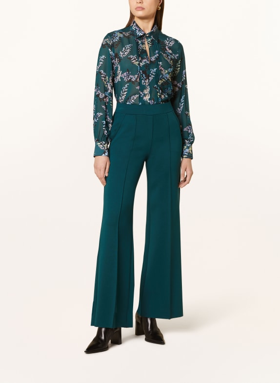 RIANI blouse PETROL / LICHTBLAUW / ROZE