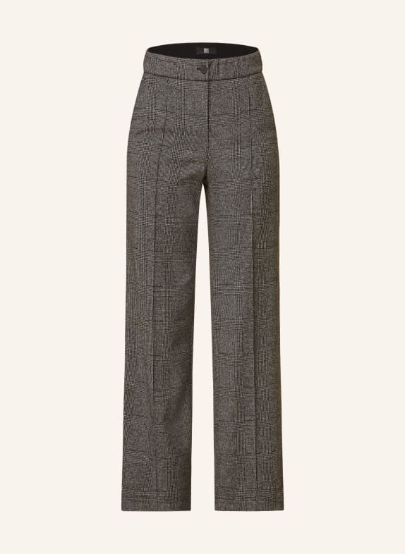 RIANI Wide leg trousers DARK GRAY/ BLACK