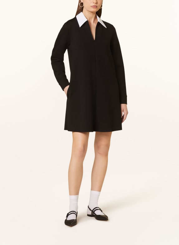 RIANI Jerseykleid SCHWARZ/ WEISS