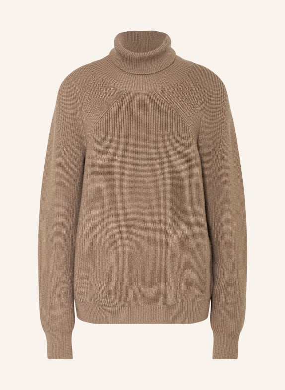 RIANI Rollkragenpullover DUNKELBRAUN