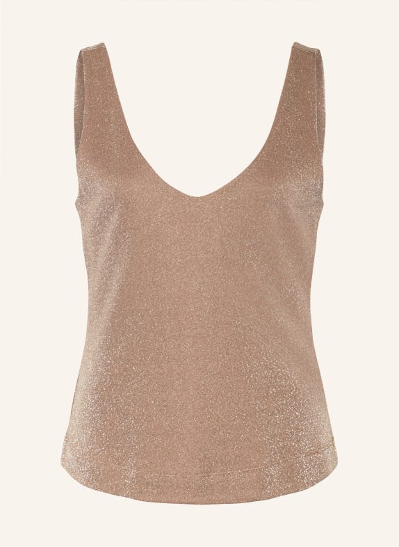 RIANI short length t shirts BROWN