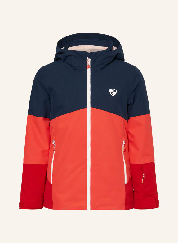 Ziener Skijacke AMAJA ROT/ DUNKELBLAU