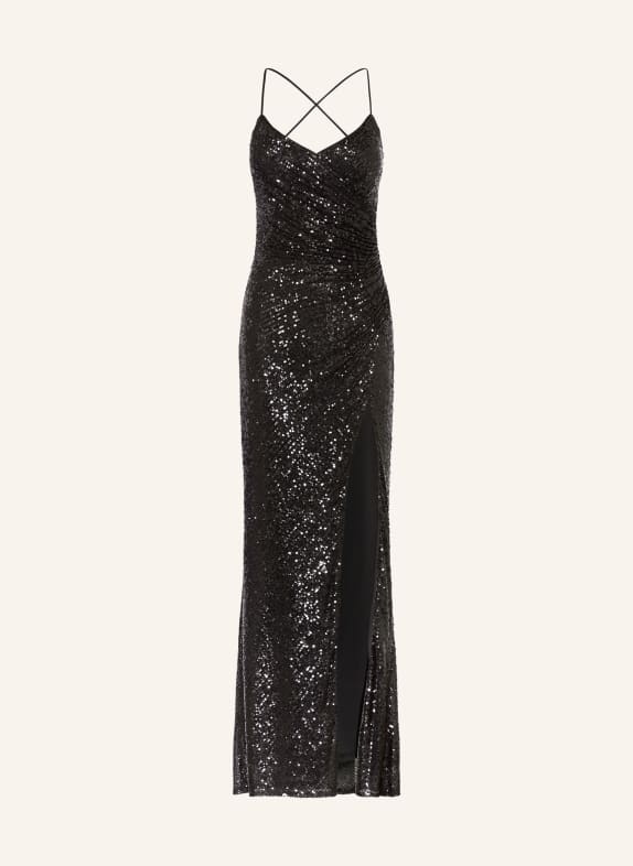 VM Vera Mont Abendkleid mit Pailletten SCHWARZ