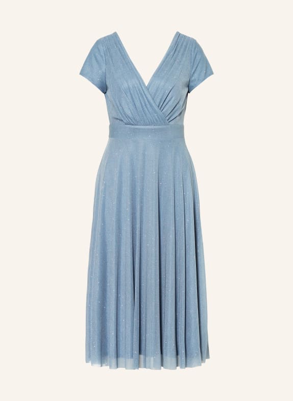 Vera Mont Cocktail dress with glitter thread BLUE GRAY