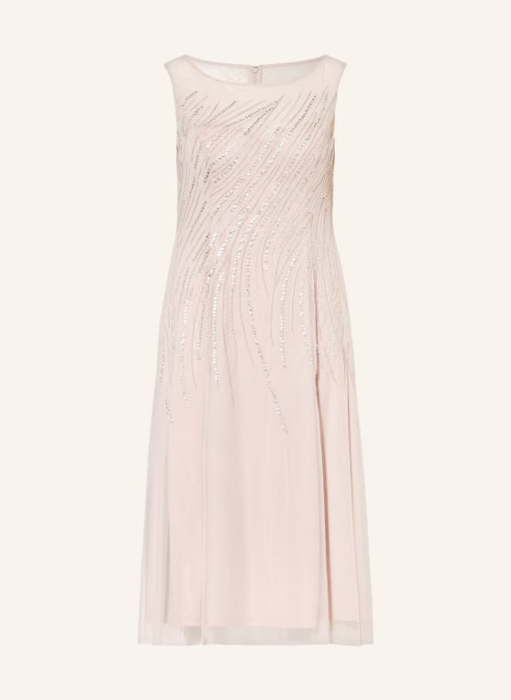 Vera Mont Tulle cocktail dress with decorative beads ROSE