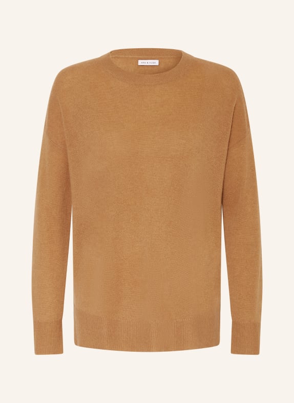 MRS & HUGS Cashmere sweater CAMEL