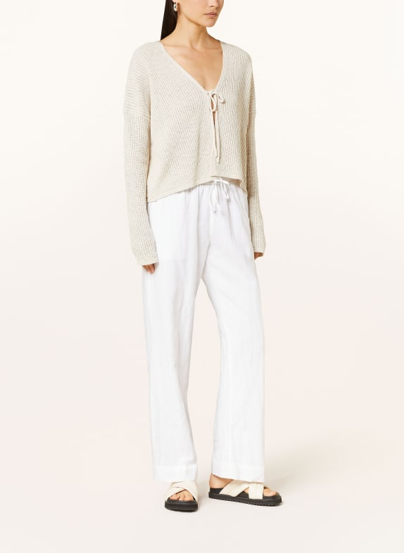 NEO NOIR Marlene broek SONAR met linnen WIT