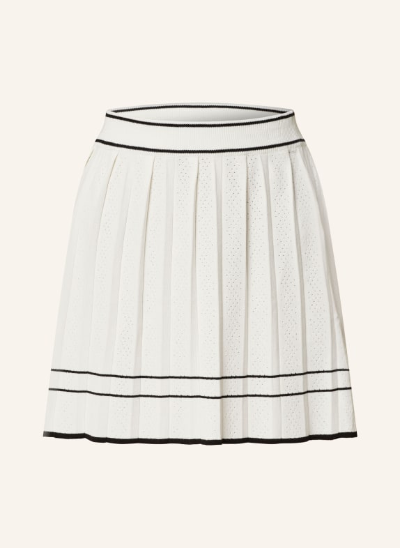 NEO NOIR Knit skirt DORA WHITE/ BLACK
