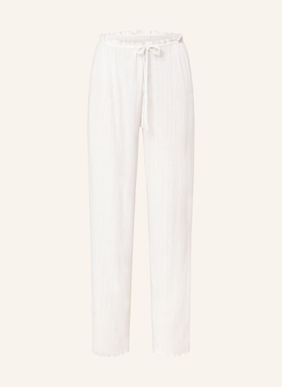 NEO NOIR Knit trousers SERAFINA 120 WHITE