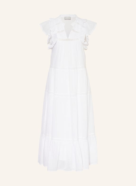 NEO NOIR Dress ANKITA with broderie anglaise WHITE
