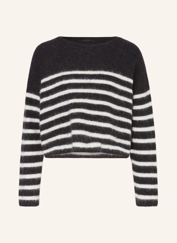 DRYKORN Pullover IMENY mit Alpaka SCHWARZ/ WEISS