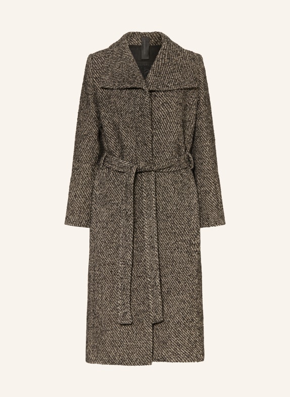 DRYKORN Coat LEICESTER BROWN/ BLACK