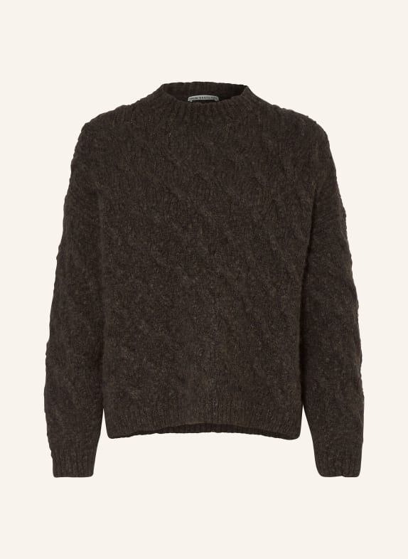 DRYKORN Pullover RAMEA mit Alpaka DUNKELBRAUN